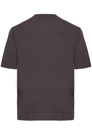 Maglia in puro cotone extrafine marrone PAOLO PECORA | A012F1002230